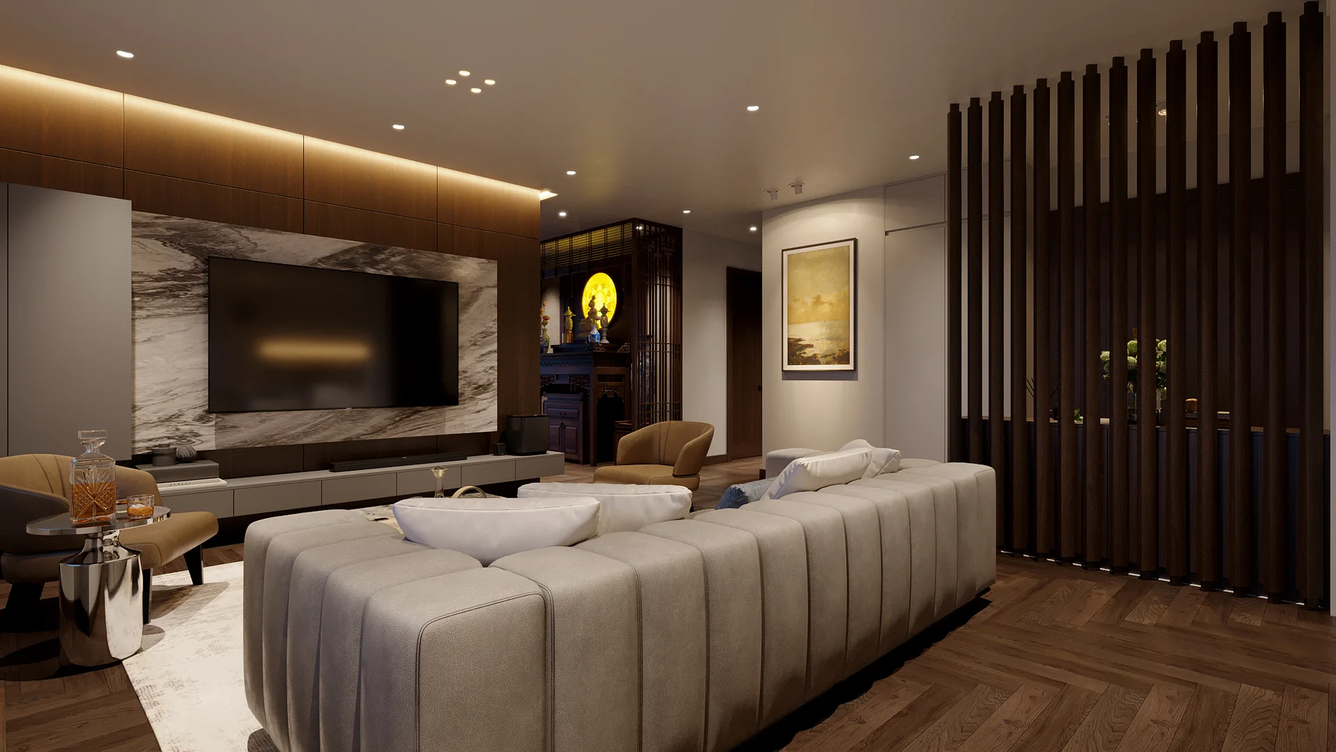Sofa gỗ hay sofa nệm toàn phần: chọn theo cách bạn dùng phòng khách