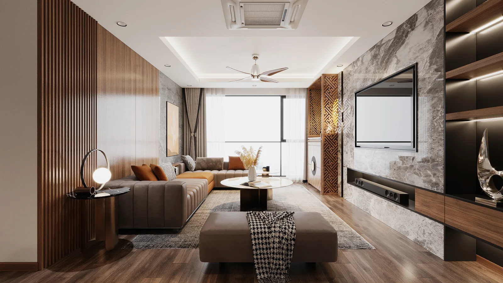 Nên chọn sofa gỗ tự nhiên hay sofa khung kim loại cho phòng khách